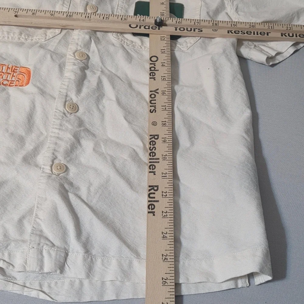 The North Face Button Valley Utility Earth Day Shirt Mens S  Circular Short Slv